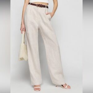 Reformation Mason Linen Pant